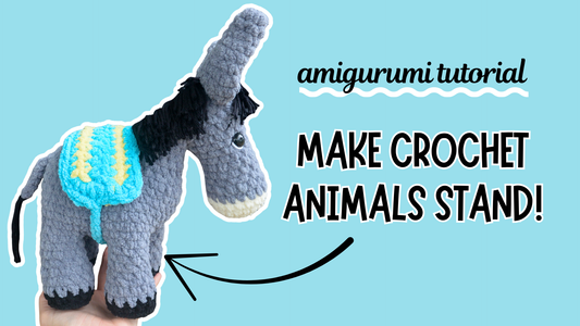 How to Make Crochet Animals Stand | Seamless Amigurumi Leg Attachment Tutorial