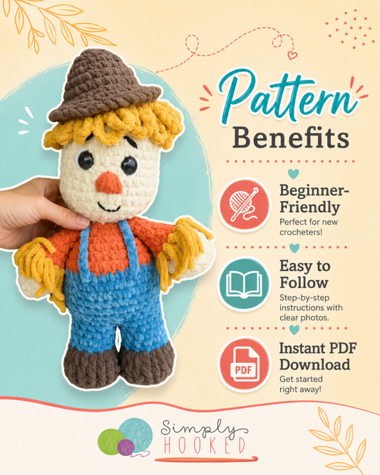 Scarecrow Crochet Pattern PDF