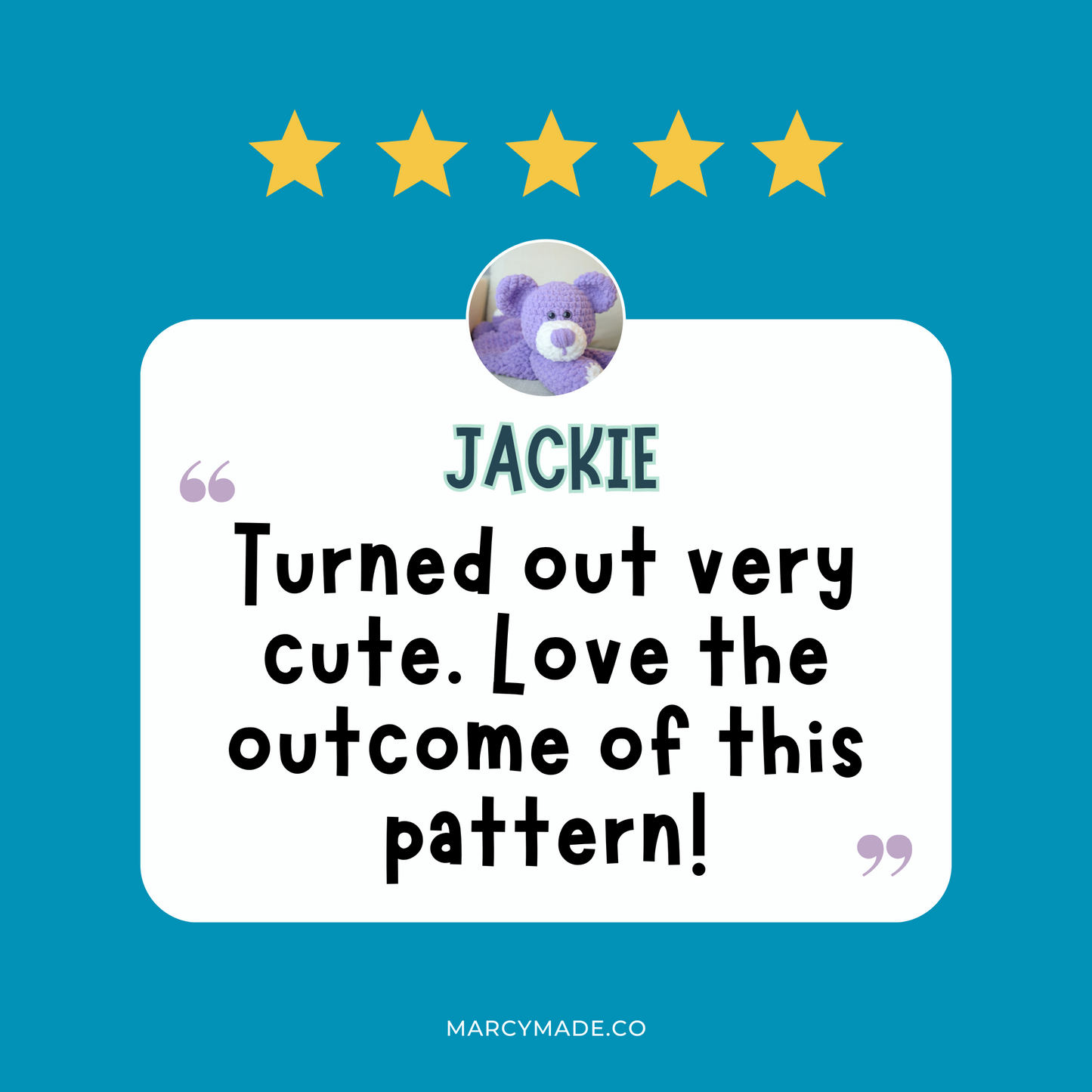 Crochet Teddy Bear Pattern 🧸 | Beginner Amigurumi Plushie
