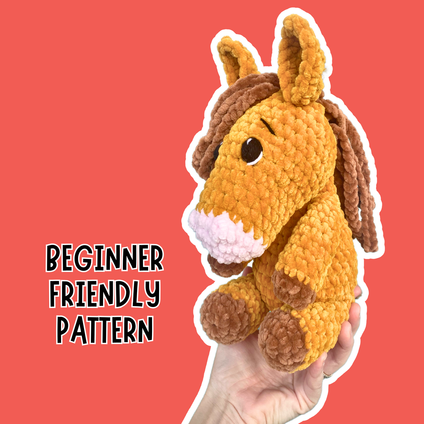 Crochet Horse Plushie
