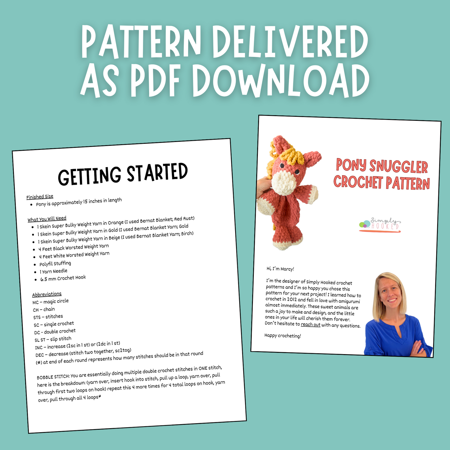 Crochet Horse pattern