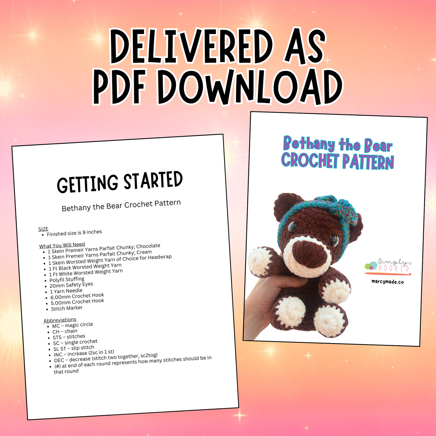 Crochet Teddy Bear Pattern