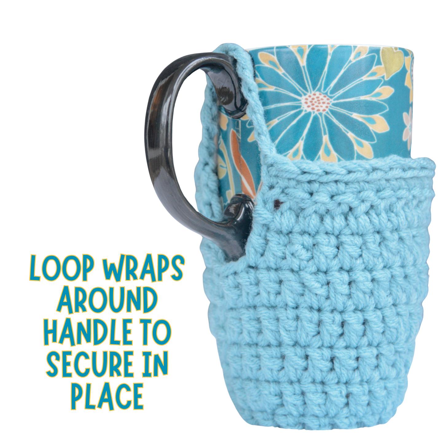 Travel Mug Cozy Crochet