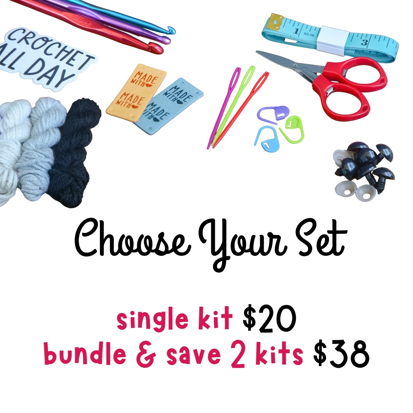 Crochet Emergency Kit – Travel Gift for Crocheters