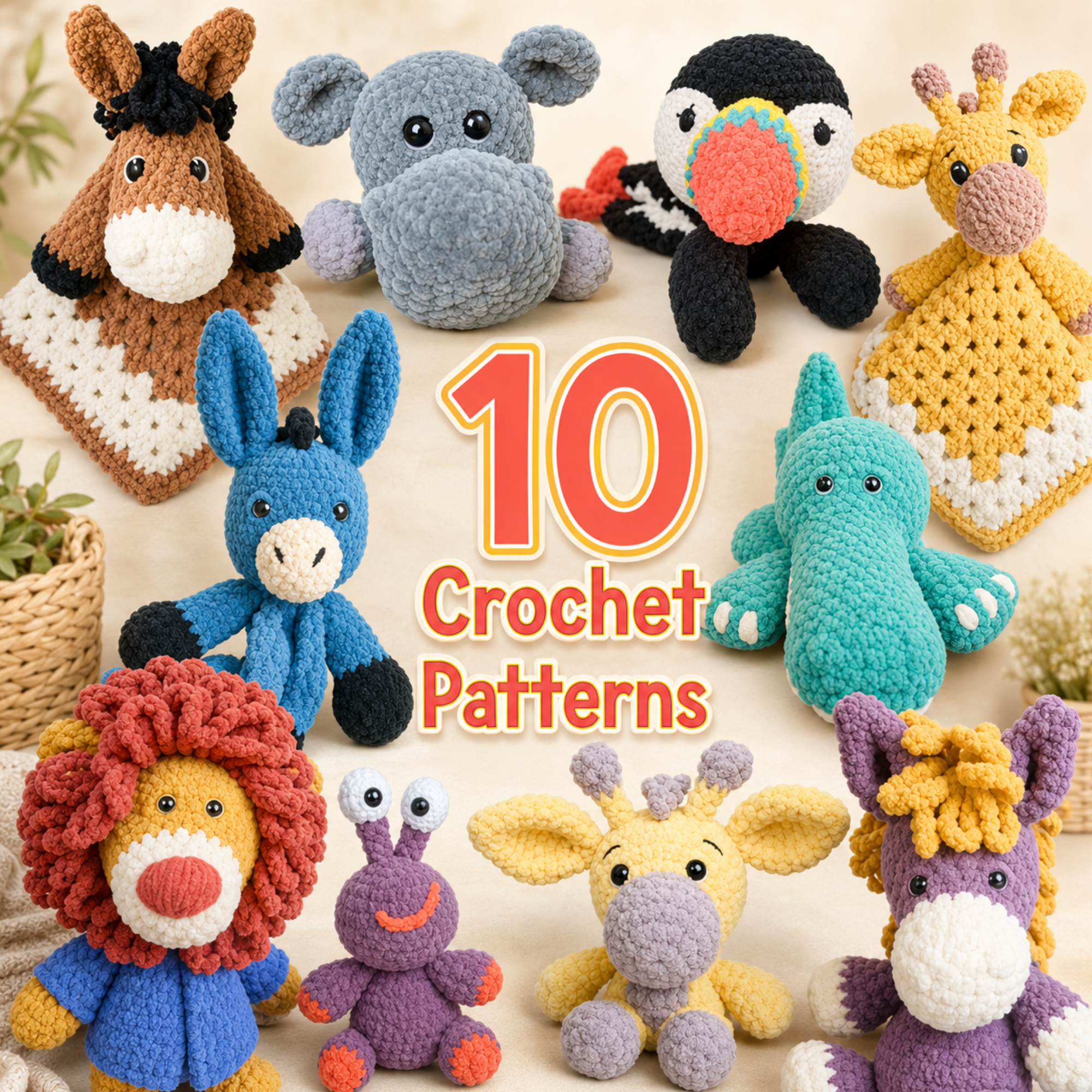 Crochet Pattern Bundles: Set of 10, PDF Download | Simply Hooked