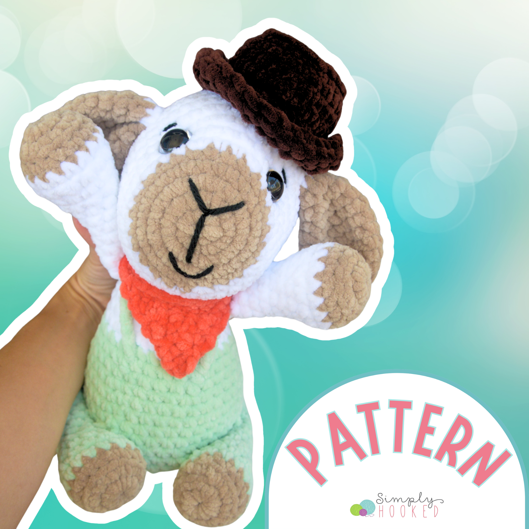 Sheep Crochet Pattern PDF Download Simply Hooked Simply Hooked Marcy