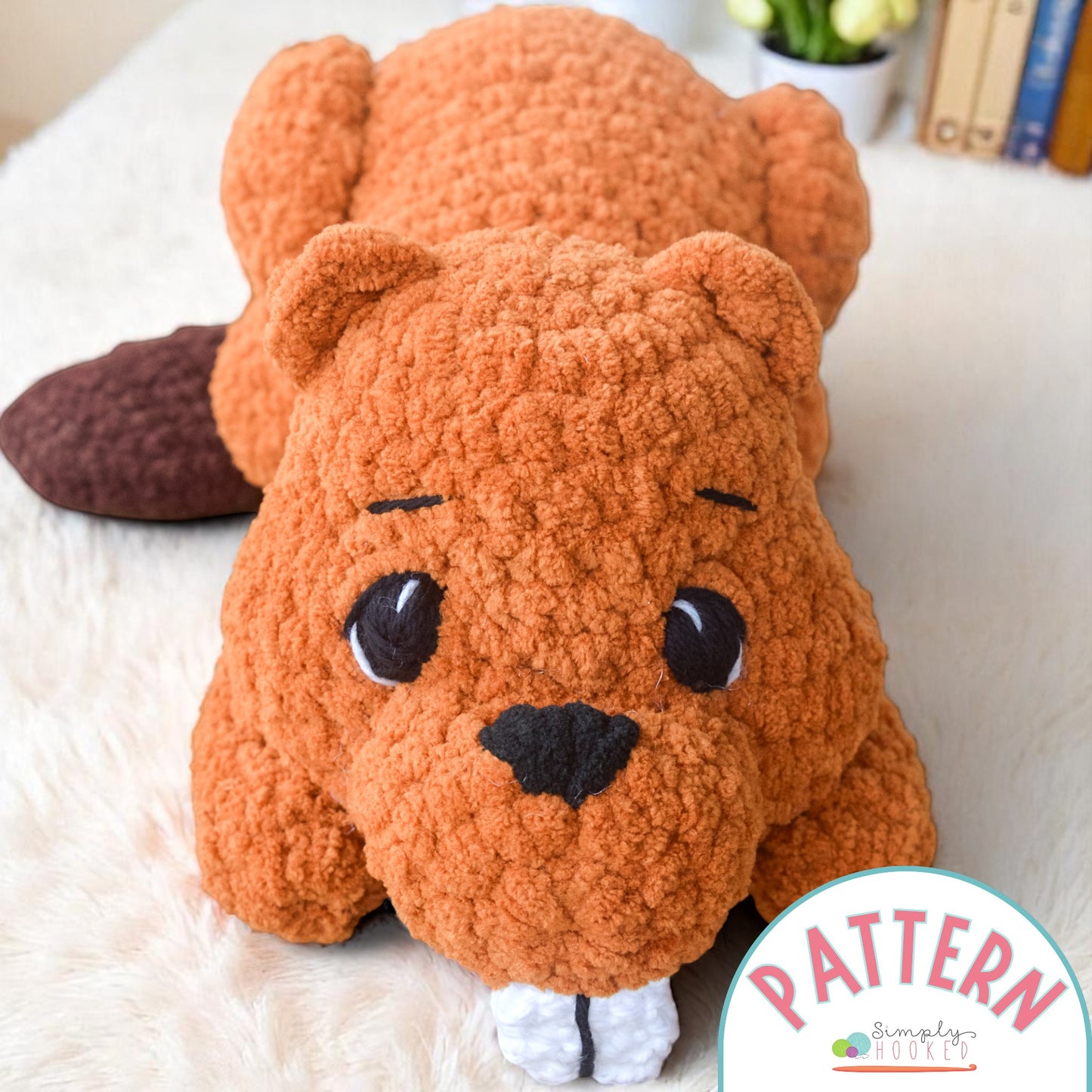 crochet beaver