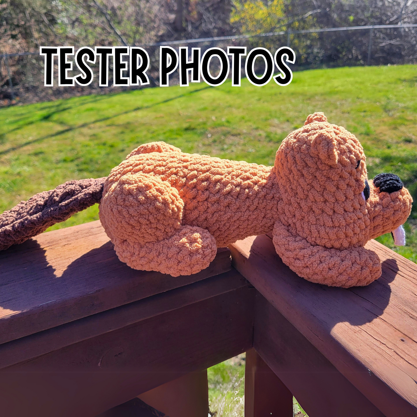 crochet beaver