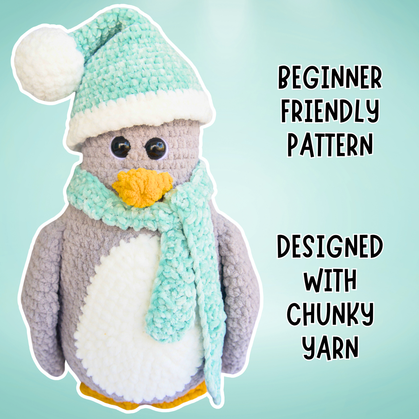 crochet christmas penguin