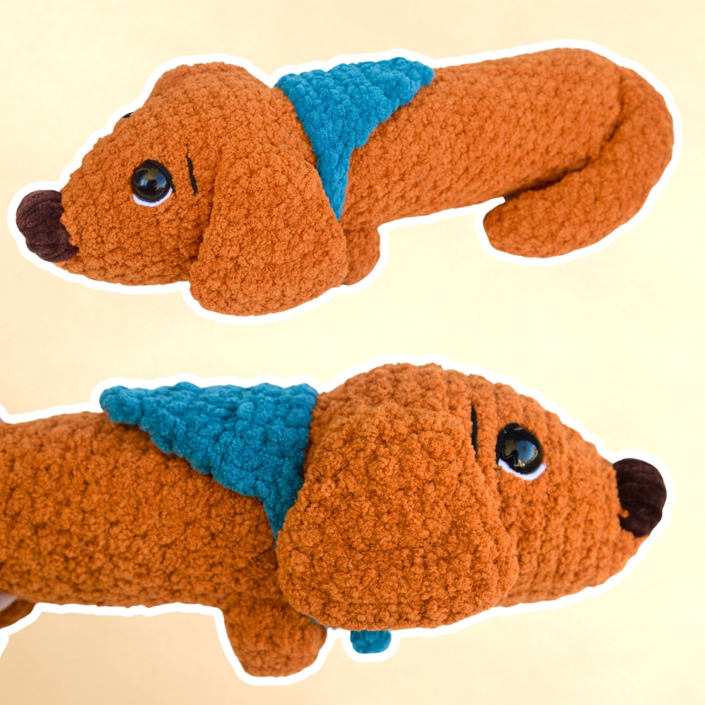 crochet dachshunds