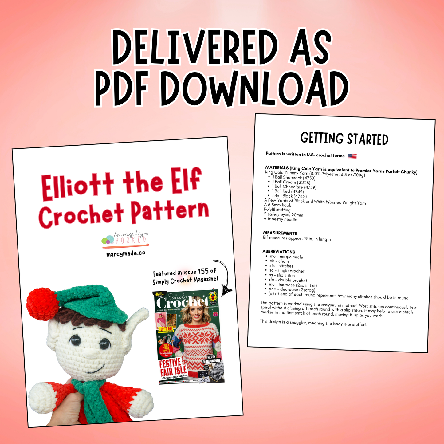 crochet elf