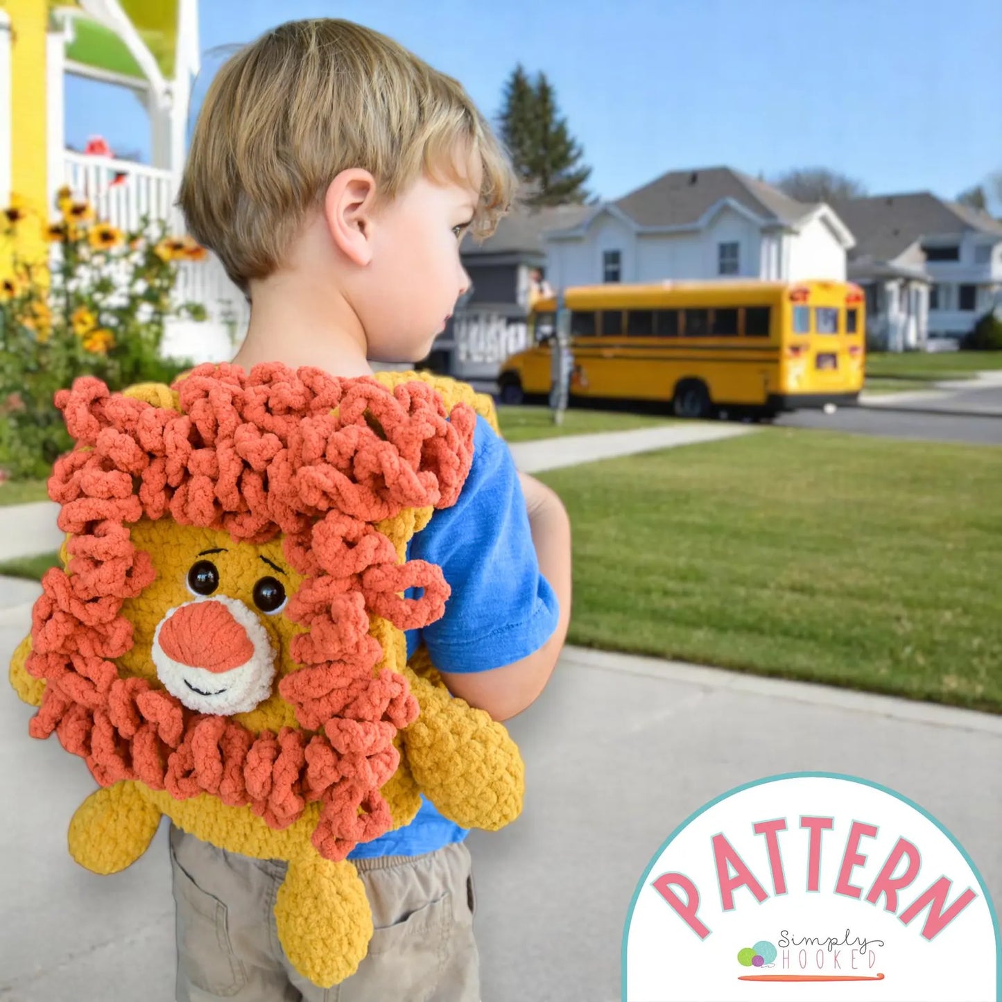 Lion Backpack Crochet