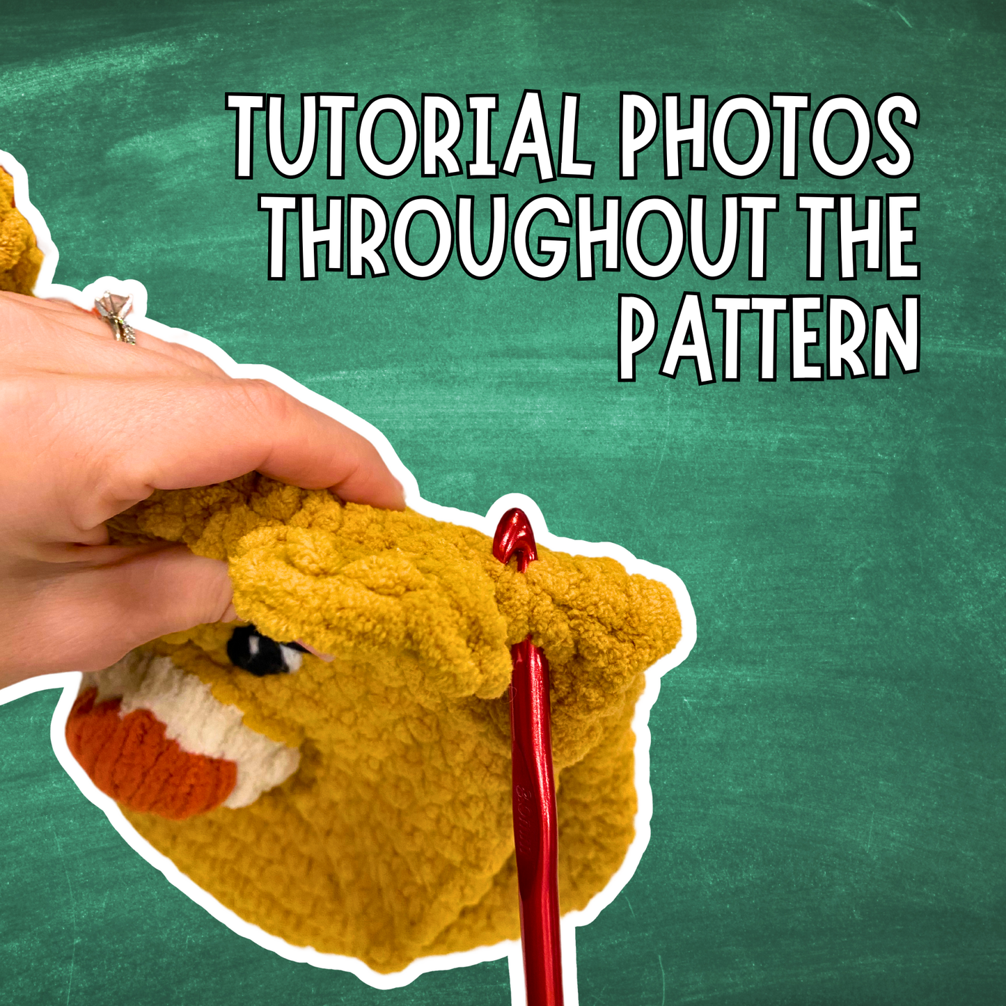 crochet lion backpack how to photo