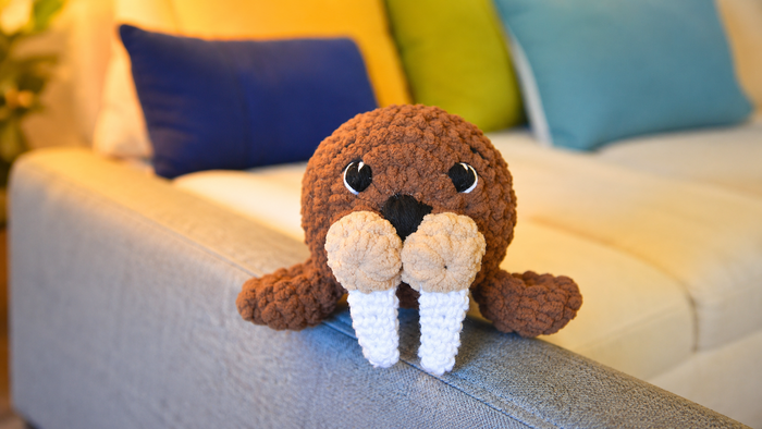 crochet walrus