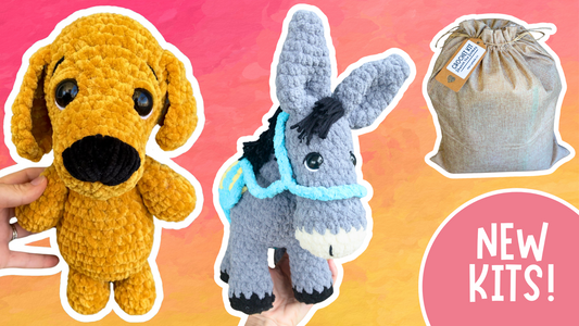 🧶 New Crochet Kits Are Here! Pre-Order 4 Adorable Projects Today