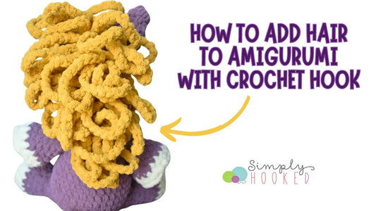 How to Add Curly Hair to Amigurumi After Head Is Closed