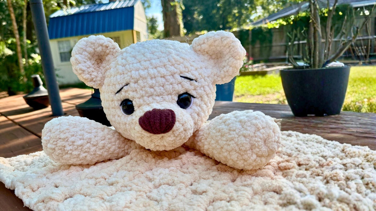 crochet teddy bear