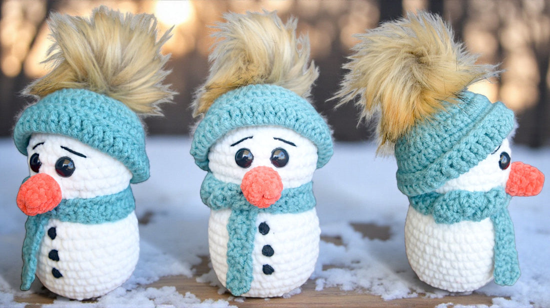 Free Snowman Crochet Pattern – Easy Amigurumi Plushie for Beginners