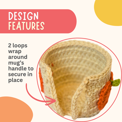 Fall Mug Cozy Crochet Pattern
