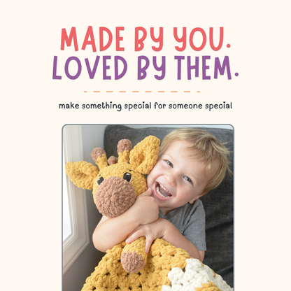 Giraffe Lovey Crochet Pattern PDF