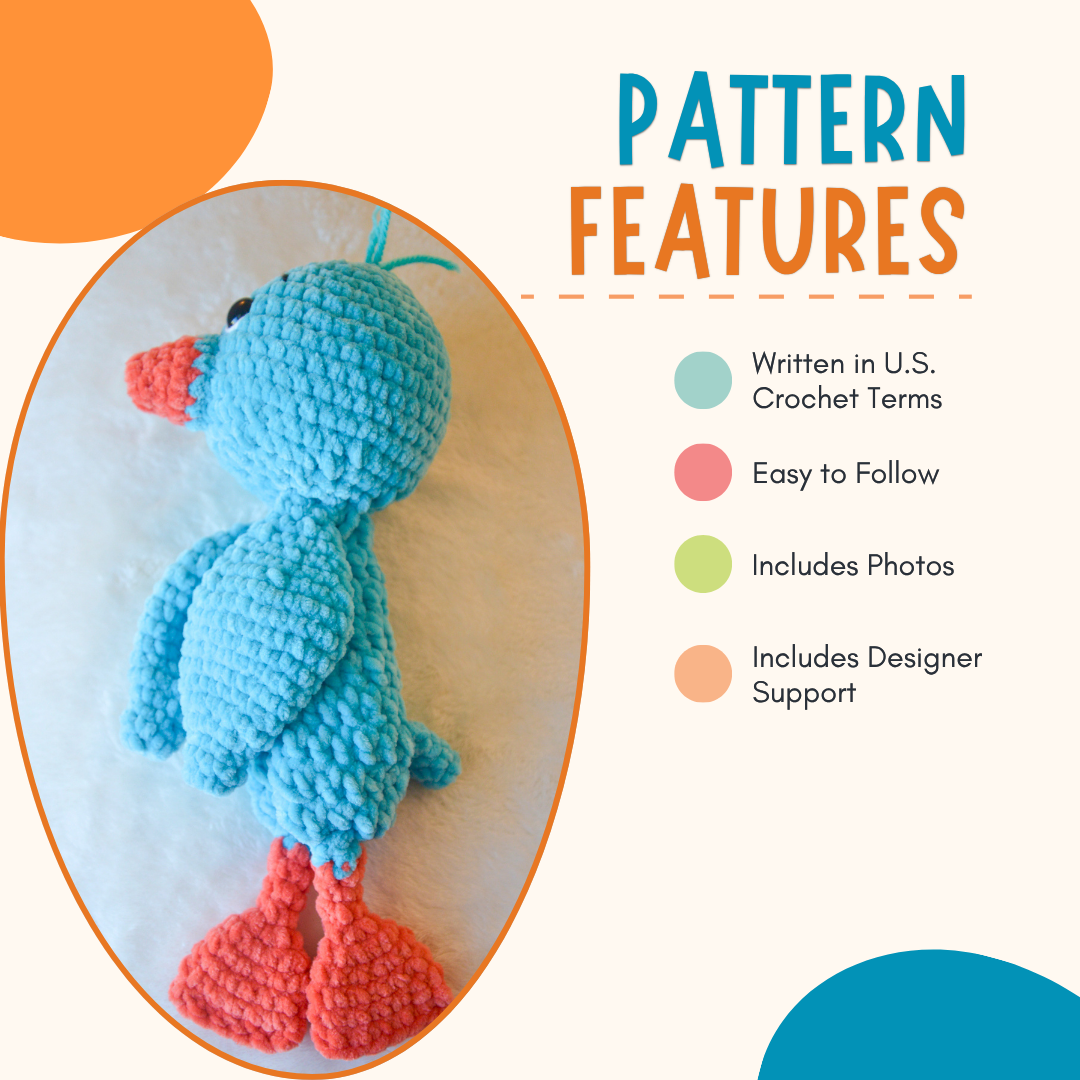 Crochet Bird Pattern PDF