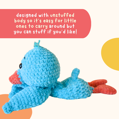 Crochet Bird Pattern PDF