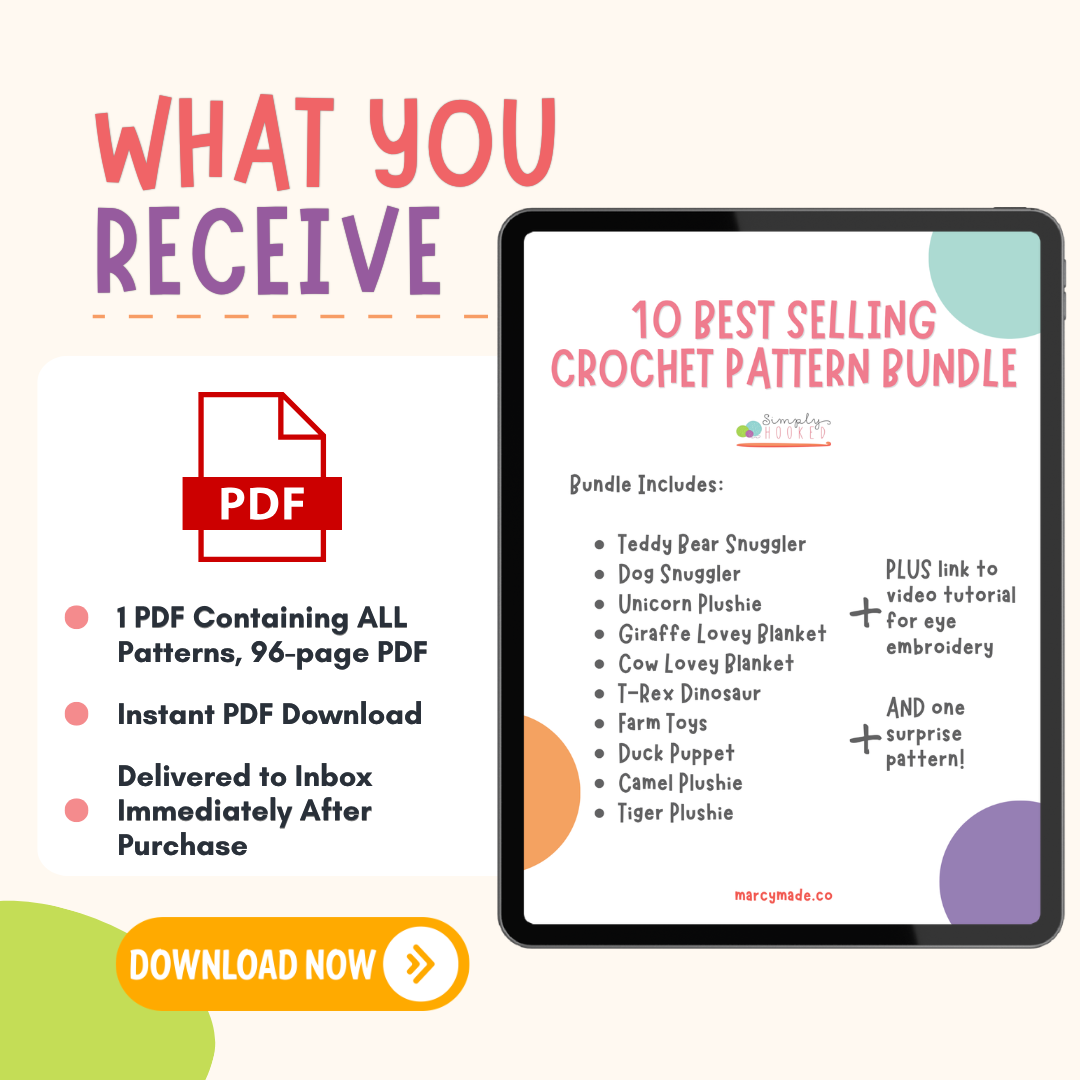 10 Bestselling Crochet Plushie, Lovey, and Snuggler Patterns