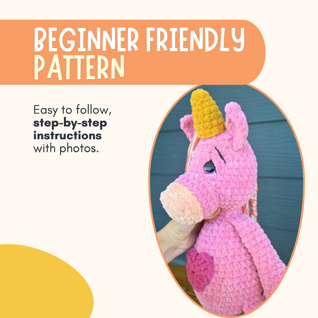 Unicorn Crochet Pattern PDF