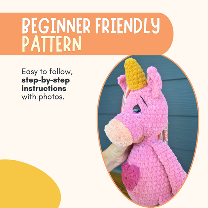 Unicorn Crochet Pattern PDF