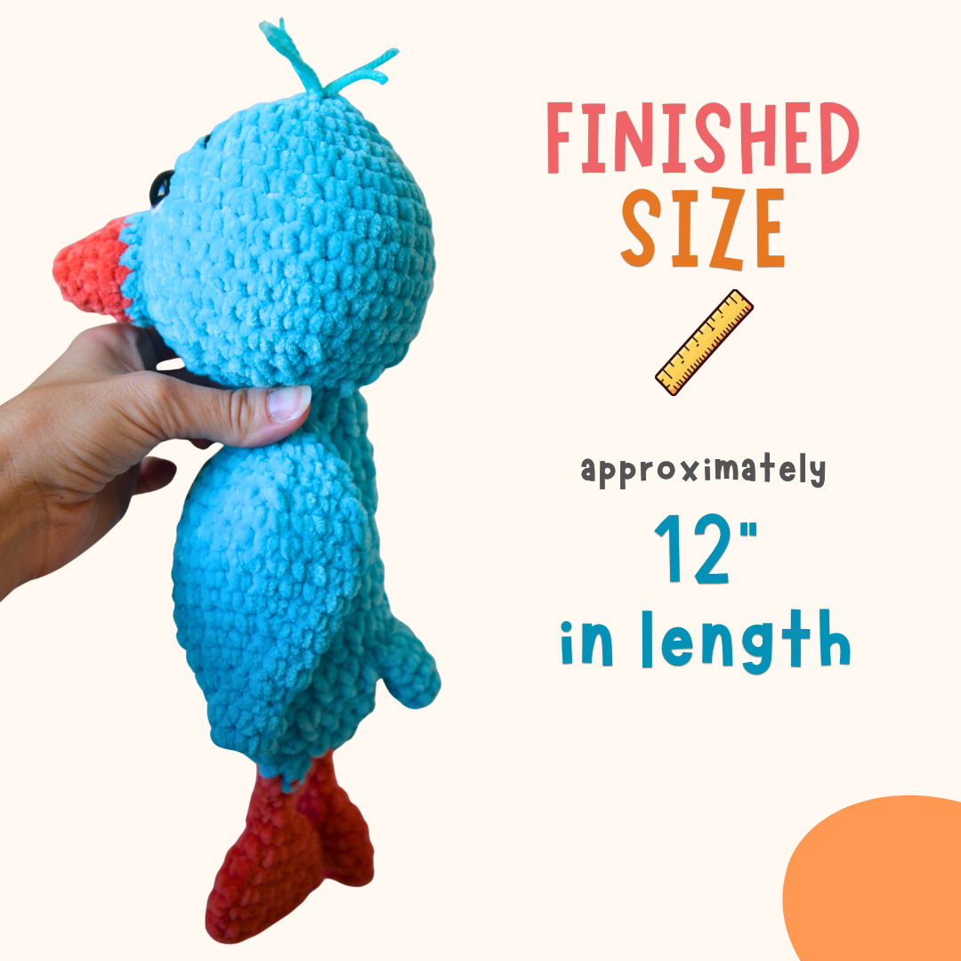 Crochet Bird Pattern PDF