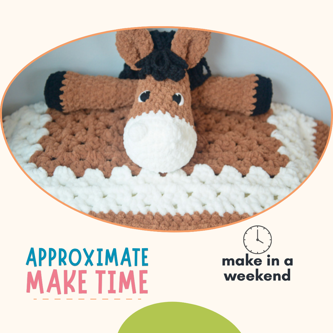 Horse Lovey Crochet Pattern PDF