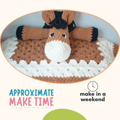 Horse Lovey Crochet Pattern PDF