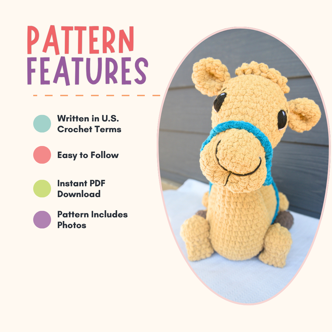 Camel Crochet Pattern PDF
