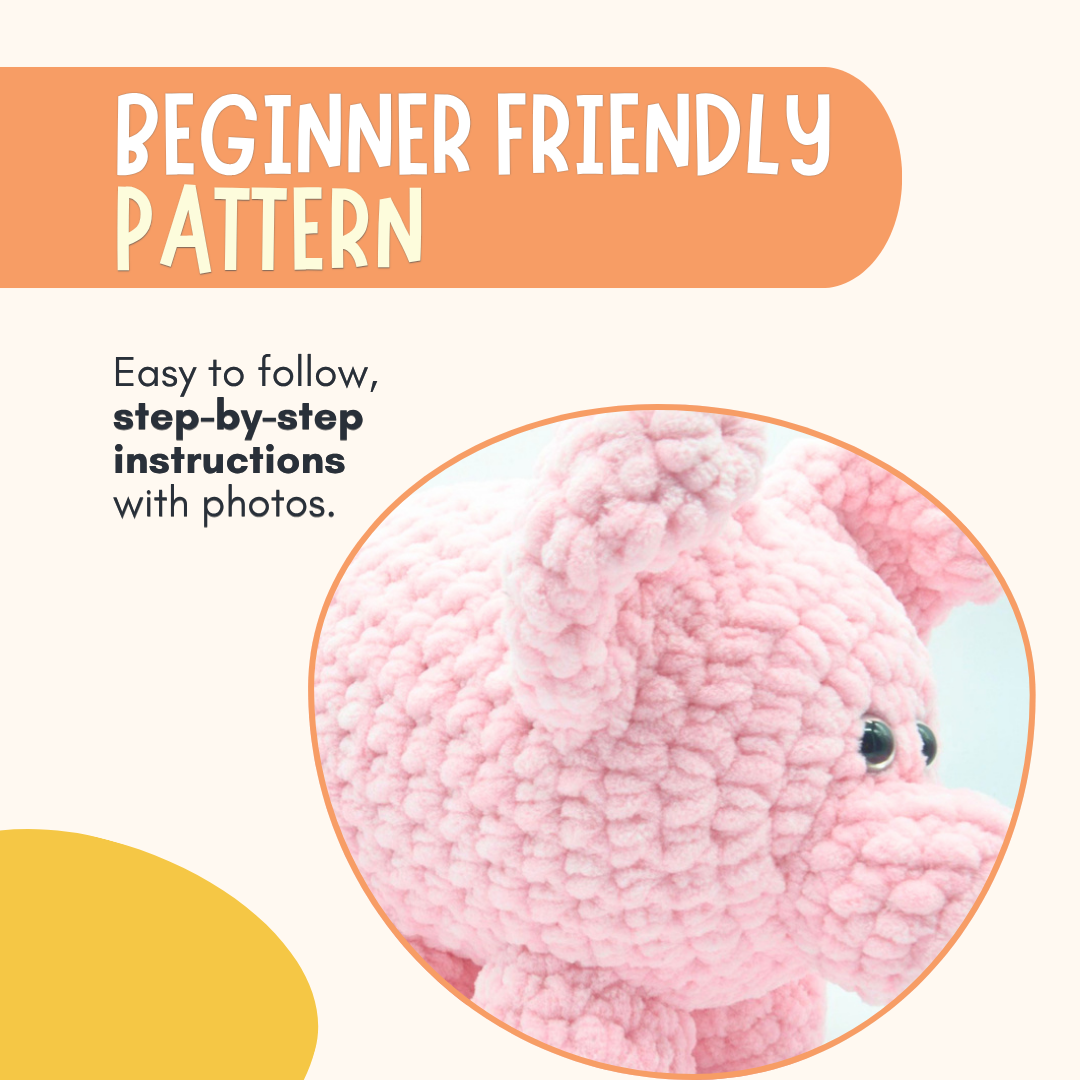 Pig Crochet Pattern PDF