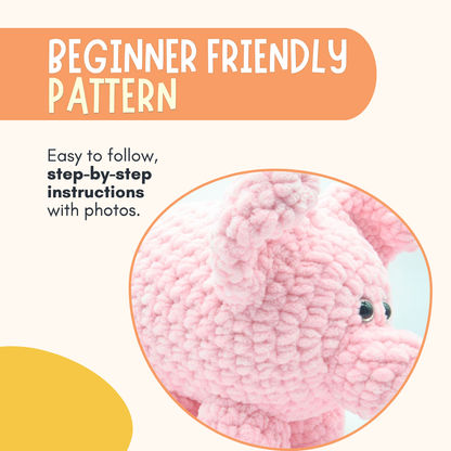 Pig Crochet Pattern PDF