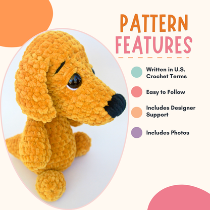 Dog Crochet Pattern PDF