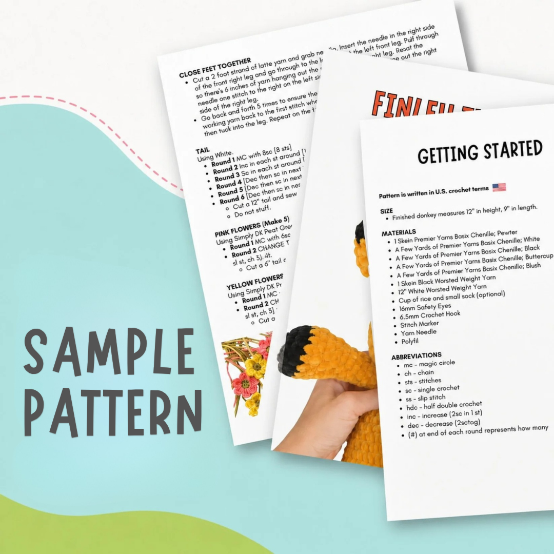 Dinosaur Crochet Pattern Bundle PDF | T-Rex & Brontosaurus