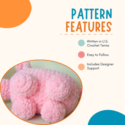 Pig Crochet Pattern PDF