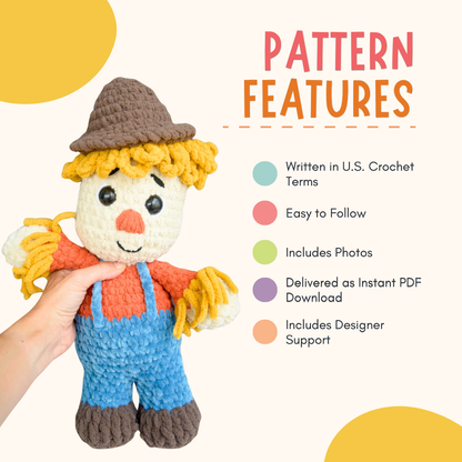 Scarecrow Crochet Pattern PDF