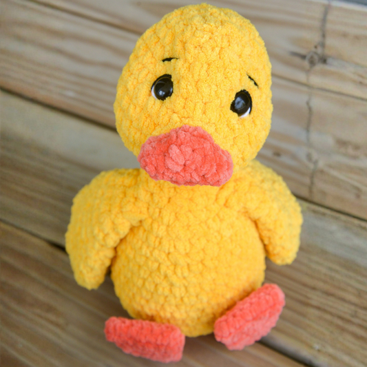Duck Stuffed Animal Crochet Pattern PDF