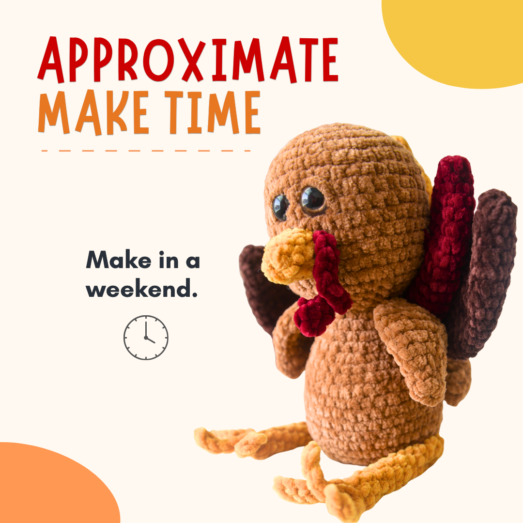 Turkey Crochet Pattern PDF