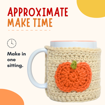 Fall Mug Cozy Crochet Pattern