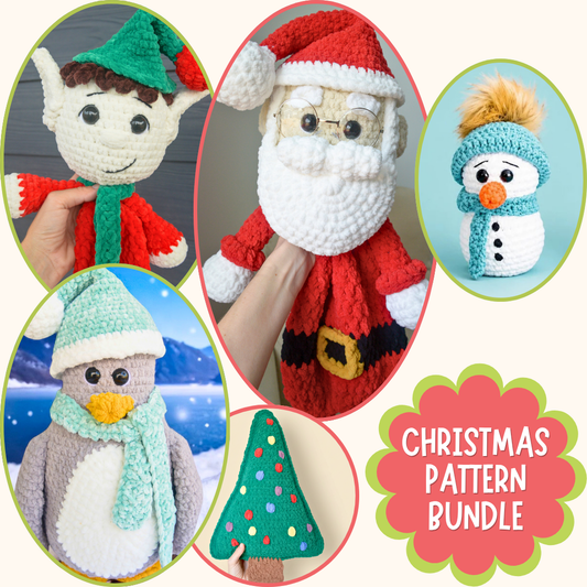 Christmas Crochet Pattern Bundle PDF