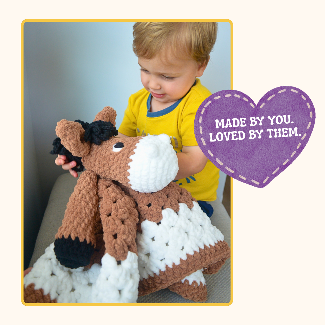 Horse Lovey Crochet Pattern PDF