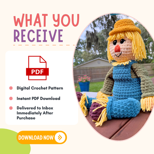 Scarecrow Crochet Pattern PDF
