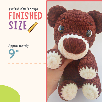 Crochet Teddy Bear Pattern PDF