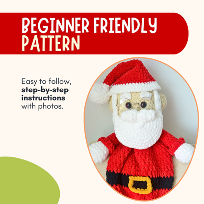 Santa Crochet Pattern PDF