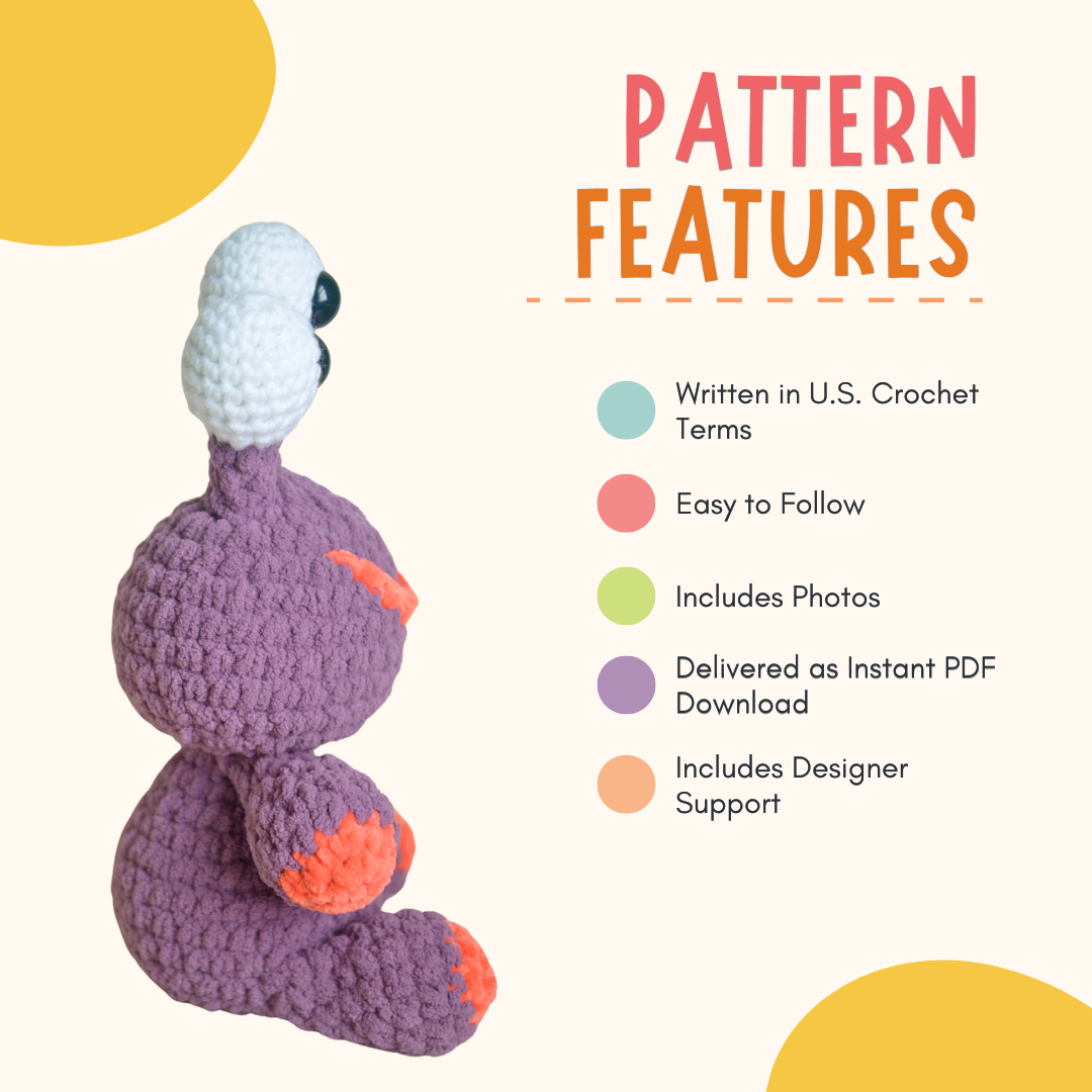 Monster Crochet Pattern PDF