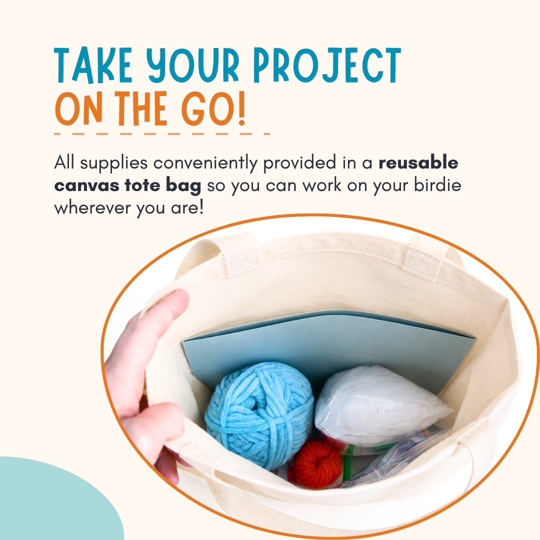 Crochet Plushie Kit: Bird