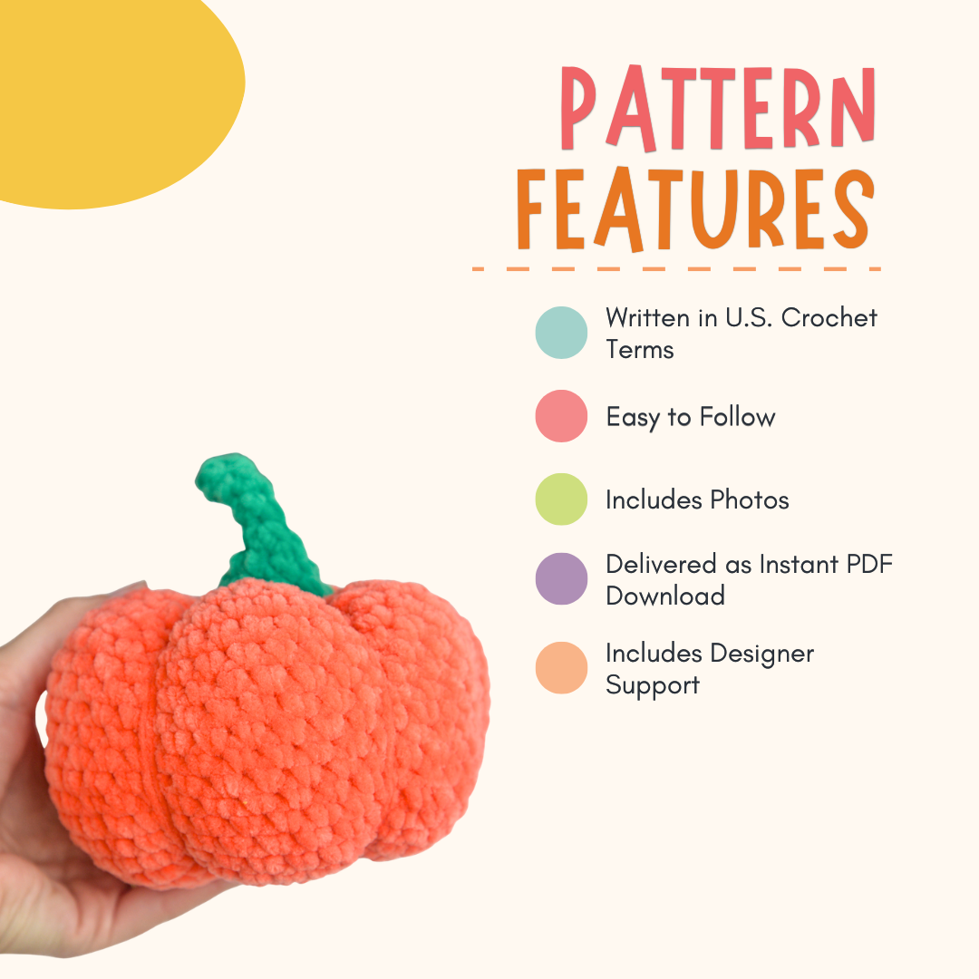 Pumpkin Crochet Pattern PDF